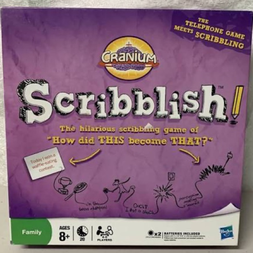 CRANIUM SCRIBBLISH Board Game